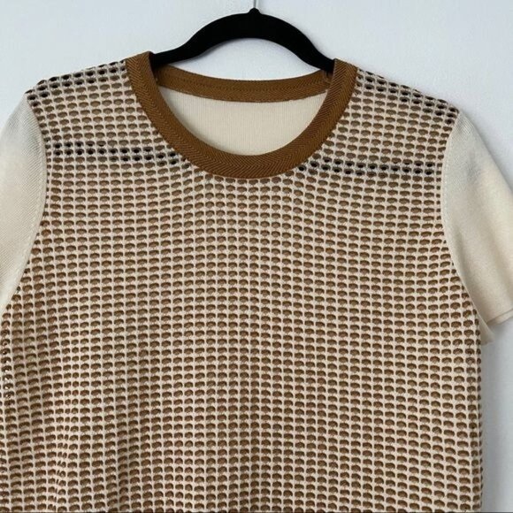 3.1 PHILLIP LIM S Lettuce Edge Shrunken Knit Tee - Picture 7 of 12